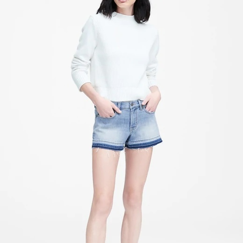 NWT Banana Republic Mid-Rise 3" Denim Short